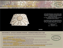 Tablet Screenshot of grantsmarble.com